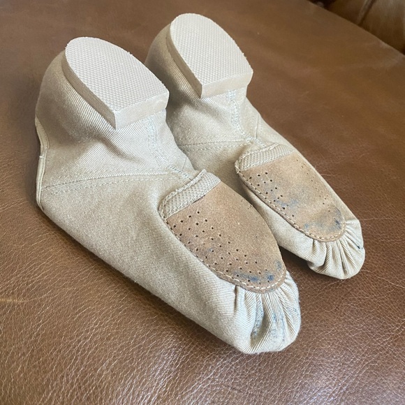 Bloch Phantom Canvas Jazz Shoe Adult size 8 tan - Picture 4 of 5